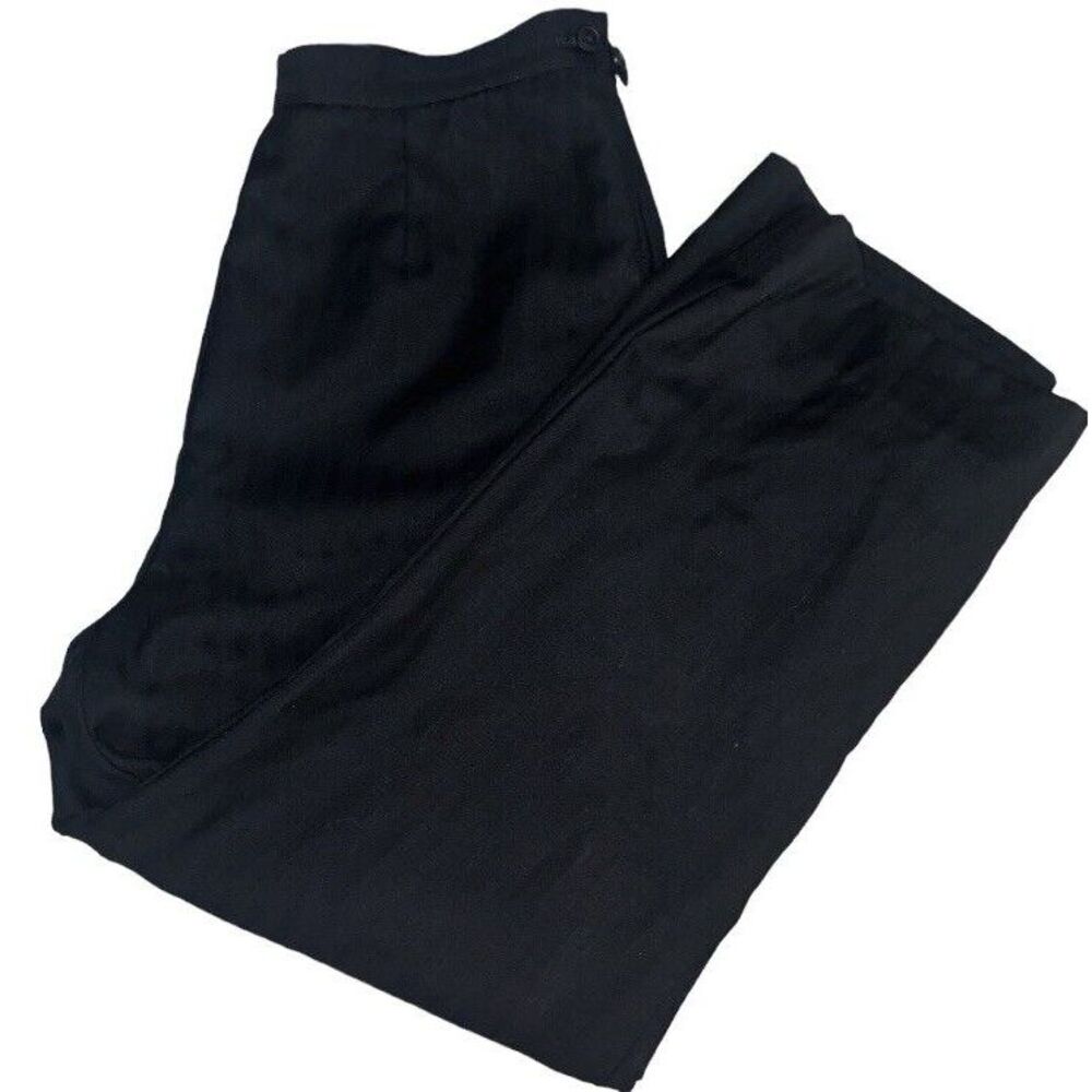 Vintage Mink Cashmere Women's Dress Pants Lined Waist Size 30 Black Inseam 24 in